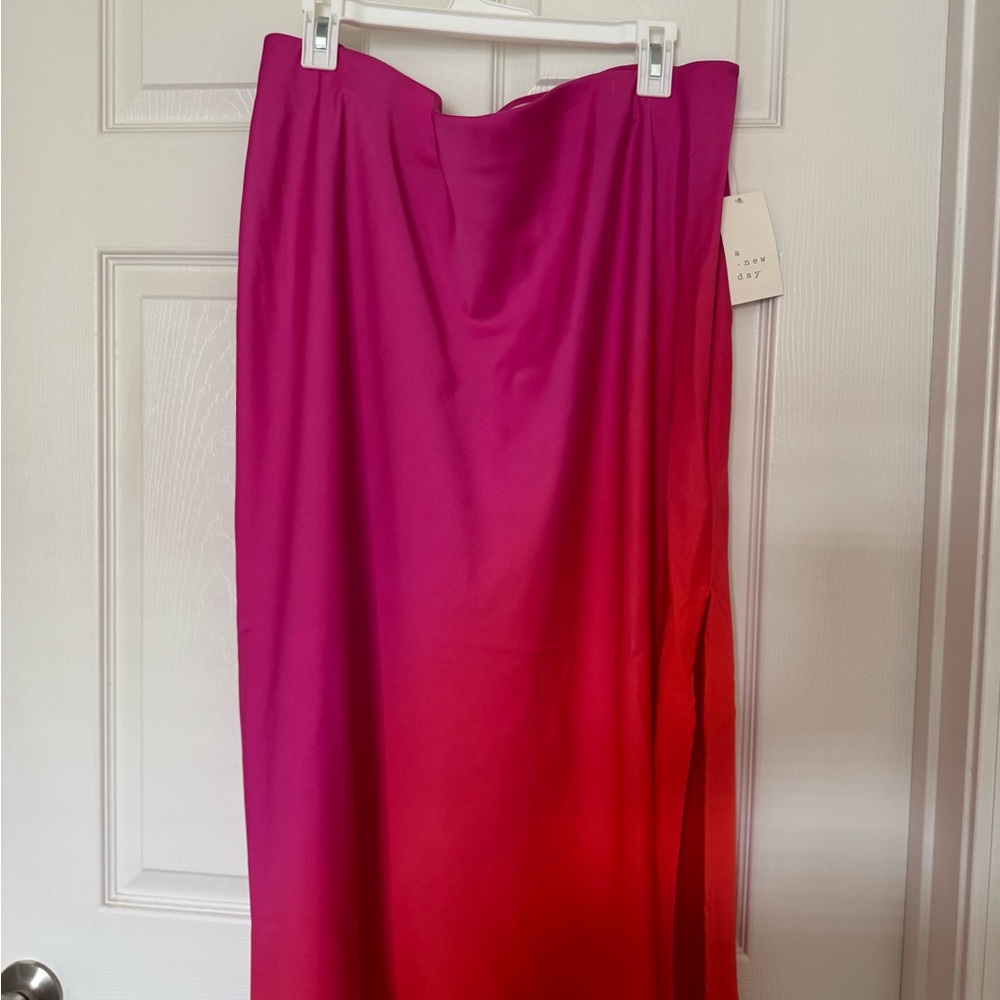 a new day Vibrant Pink Maxi Skirt